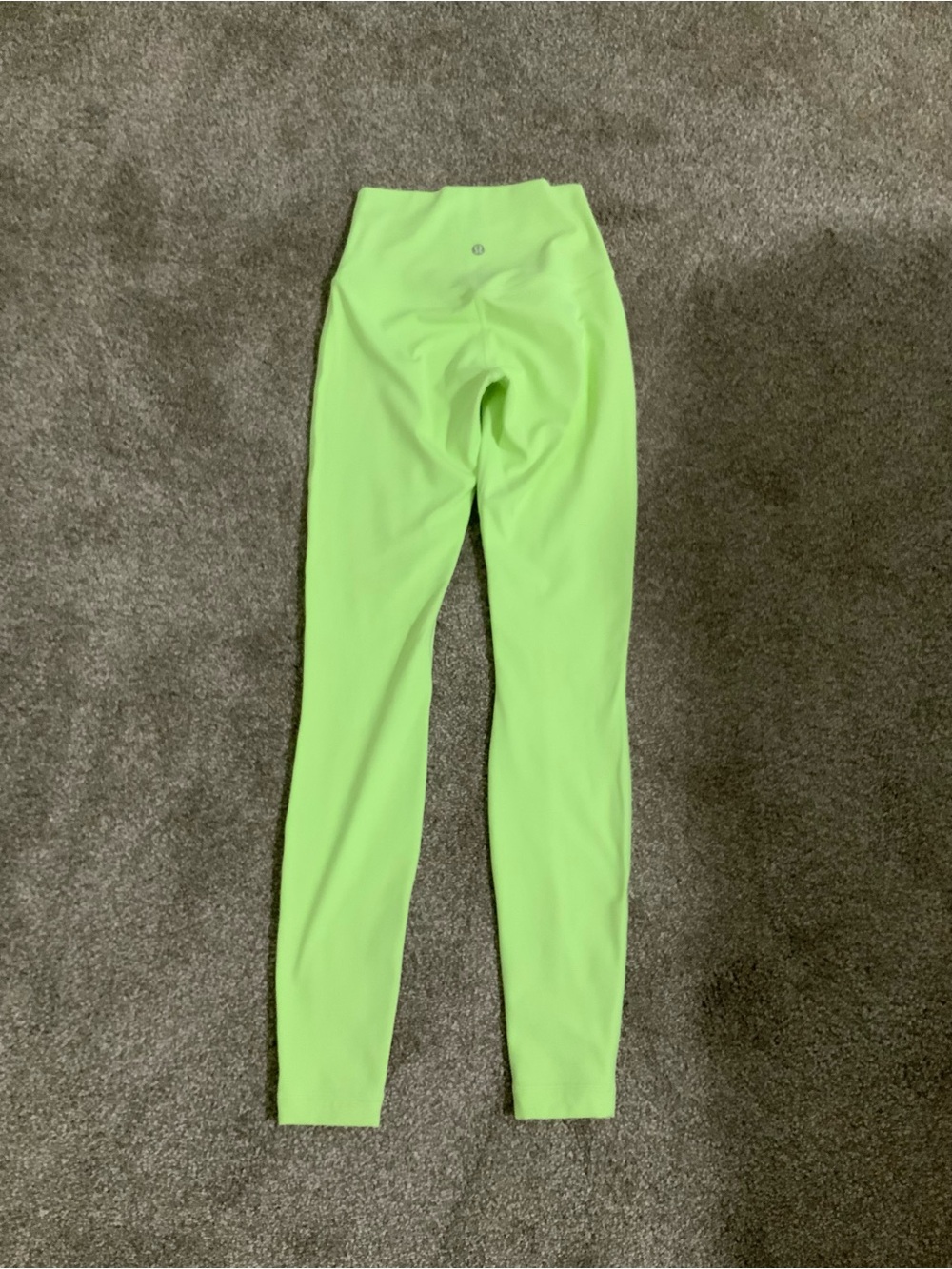lululemon athletica Neon Green High-Waist Leggings